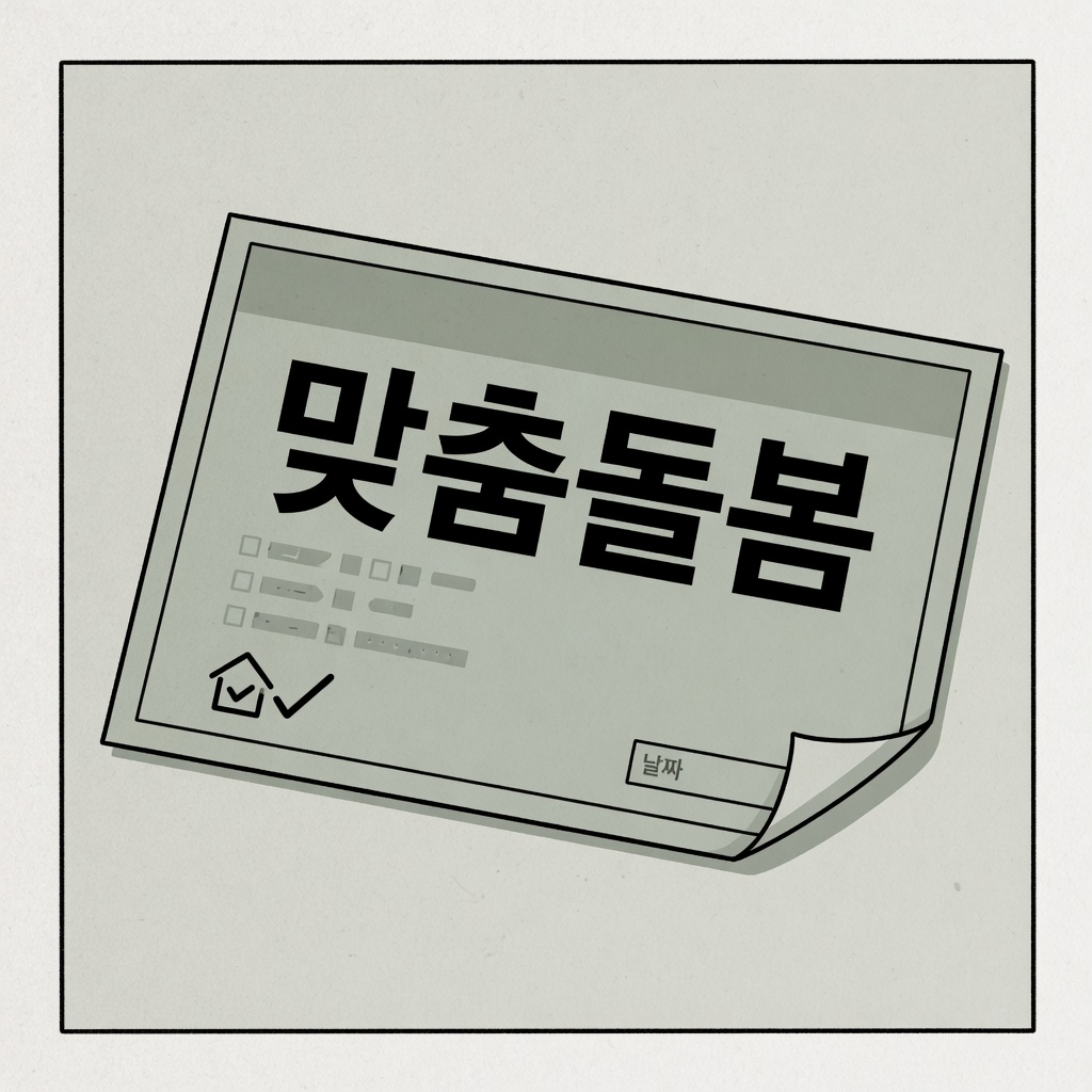 노인맞춤돌봄서비스 신청 (2026)